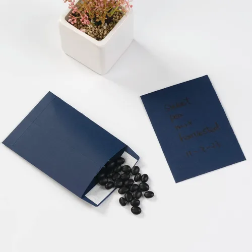 Miniatura 4 de Paquete de 100 sobres adhesivos pequeños para semillas y monedas, sobres de almacenamiento para semillas para jardín, oficina o regalo de boda