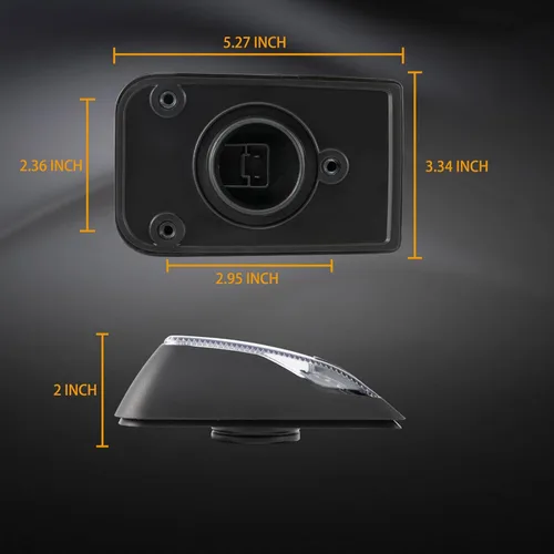 Miniatura 4 de Lámparas LED de Marcador Lateral para Camiones Volvo VNL VN VNM 2018-ACTUAL - Aprobadas por DOT, Fácil Instalación, Garantía de 365 Días