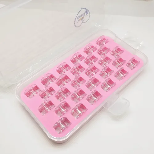 Miniatura 4 de HONEYSEW 10 bobinas de plástico para todos los modelos de uso doméstico Janome (1 pieza (10 unidades)