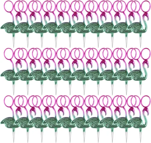 Miniatura 33 de JubileeYarn - Tijeras para bordar, diseño de flamenco, color rosa, 1 par Rosa flamenco