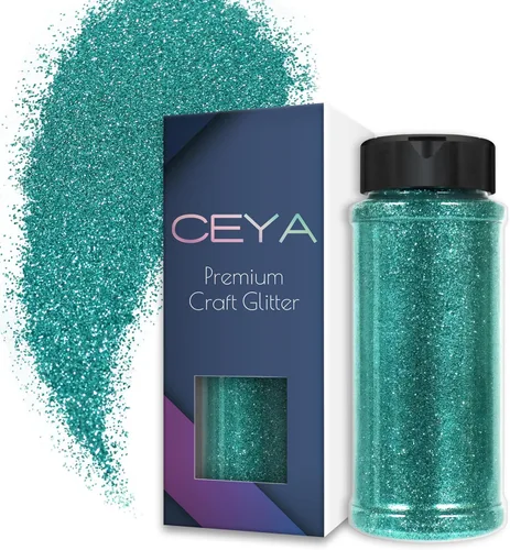 Miniatura 15 de Ceya Purpurina en polvo ultrafina de 3.8 onzas / 3.88 oz con purpurina blanca perla, 1/128 pulgadas, 0.008 pulgadas, 0.008 in para slime, resina