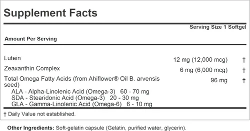 Miniatura 2 de ANDREW LESSMAN Maximum L+Z 120 cápsulas blandas - 12 mg de luteína, 6 mg de zeaxantina, nutrientes clave para apoyar la salud ocular y cerebral