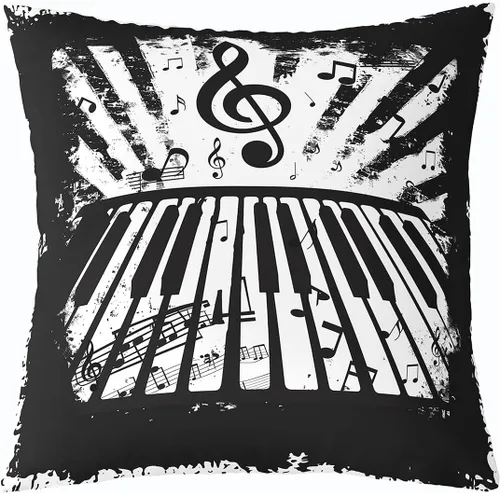 Miniatura 33 de Castle Fairy Cowboy Boots Throw Pillow Cover 16"x16" Bohemia Musical Guitar Pillowcase Western Rustic Cowgirl Reversible Print Cushion Cover Music