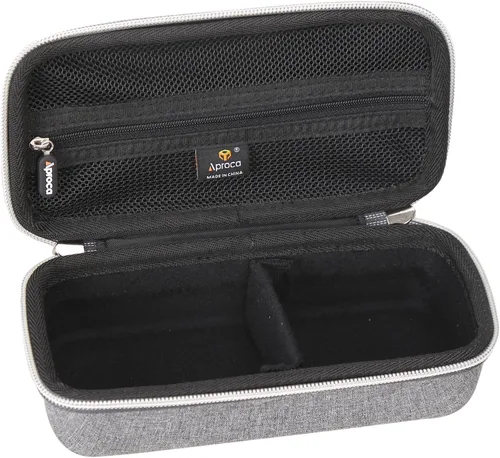 Miniatura 2 de Aproca Funda compatible con el kit de adaptador de viaje Ceptics World, bolsa de almacenamiento portátil para accesorios, color gris (solo funda)