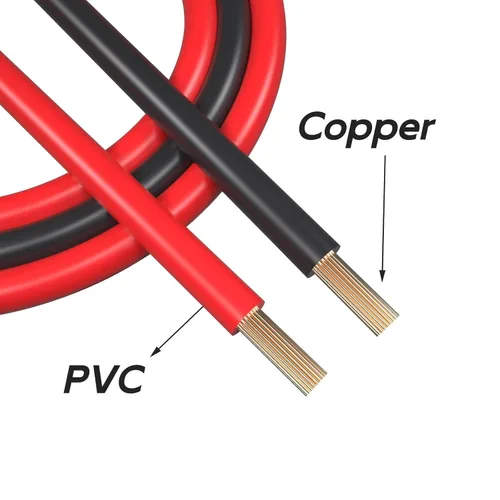 Miniatura 2 de 2 cables de clip de cocodrilo de doble extremo de 1000 V para pruebas eléctricas, 3.3 pies, cables de prueba con pinzas de cocodrilo y cables