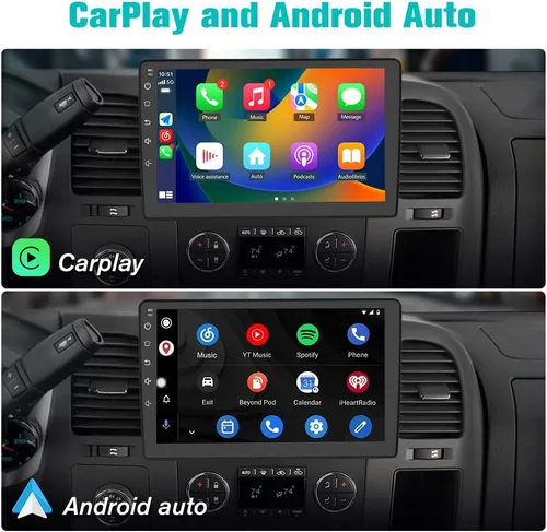 Miniatura 3 de AWESAFE Estéreo de radio de coche WiFi 5G para Chevy Silverado 2007-2013 GMC Sierra Yukon Android 13 reemplazo estéreo con CarPlay Android Auto