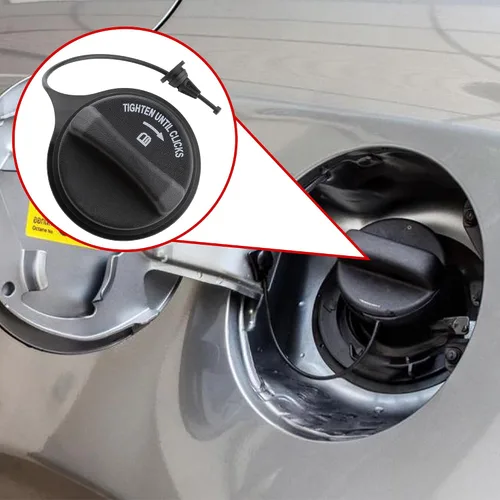 Miniatura 3 de Tapa de depósito de combustible para Ford F-250 Super Duty 2005-2016 Tapa de llenado del tanque de combustible para Ford Expedition 2005-2008