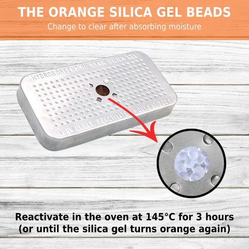 Miniatura 3 de Gel sílice Osg-40 deshumidificador desecante. 1.4 oz naranja, Paquete de 1