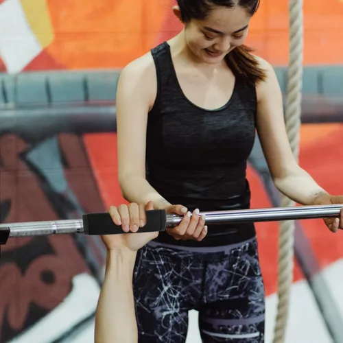 Miniatura 8 de Toddmomy Fundas extraíbles para barras de dominadas y mancuernas, cojines antideslizantes para barra de mango para entrenamiento de fuerza