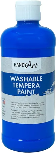 Miniatura 17 de Handy Art Little Masters - Pintura al temple lavable, color blanco, botella de medio galón de 64 onzas, brillante y mezclable, alta opacidad