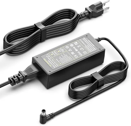 Cable de alimentación de 19 V CC compatible con cargador de monitor LG 32LH570B 29UM57-P 27EA63V-P 26LN4500 25UM57 32 27 26 24 23 22 20 19 pulgadas
