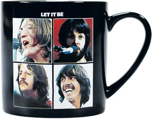 Half Moon Bay Taza de café The Beatles Let It Be | Taza de té y papá | Regalos de música para hombres | Regalo de cumpleaños novedoso