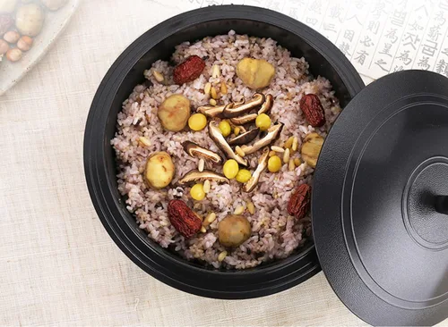 Miniatura 9 de Hansang IH Caldero de cerámica de inducción coreano tradicional olla para cocinar todas las fuentes de calor (18CM 2L)
