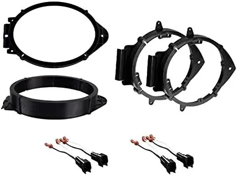 ASC Premium 6x9 Front + 6+-Pulgadas 6" 6.5" 6.75" Placas de Montaje Adaptador para Bocina de Coche Trasera para Vehículos GM GMC Seleccionados -