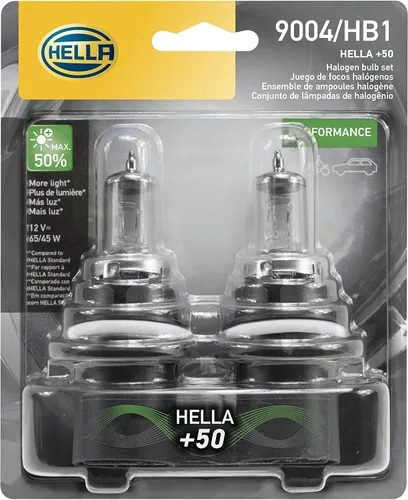 Miniatura 7 de HELLA 9004 - Kit de ampolla doble de 2.0 TB de alto rendimiento, 12 V, 65/45 W, paquete de 2