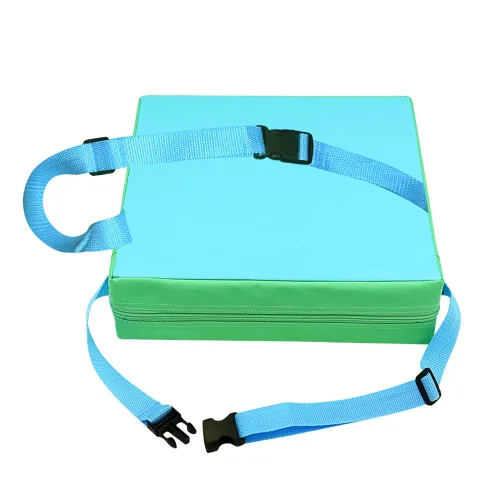 Miniatura 14 de Cojín elevador Sunmall para silla, portátil, desmontable, ajustable, para sillas de bebés o niños, cojín grueso elevador para niños o bebés, lavable
