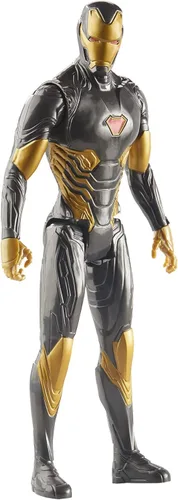 Miniatura 10 de Marvel Avengers Titan Hero Series Blast Gear Iron Man figura de acción, juguete de 12 pulgadas, inspirado en el universo Marvel para niños a partir