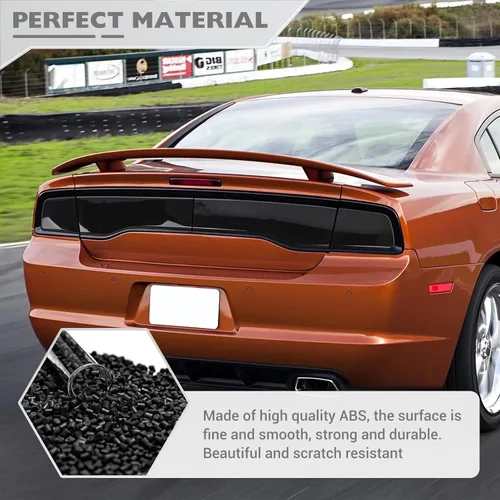 Miniatura 2 de JeCar Cubierta de luz trasera ahumada luz trasera para 2011 2012 2013 2014 Dodge Charger Accesorios exteriores