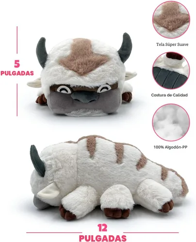 Miniatura 3 de Youtooz Muñeco de felpa de 30 cm de Appa de Avatar El último maestro del aire - Suave 100% algodón rellenable coleccionable