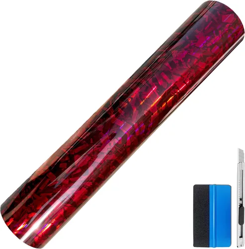 Miniatura 21 de LZLRUN Rollo de Vinilo Negro de Fibra de Carbono Mate Forjado con Liberación de Aire, Lámina Adhesiva, Película para Calcomanía DIY de Automóvil