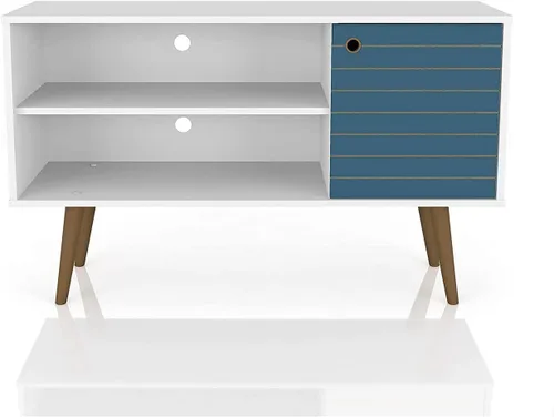 Miniatura 16 de Manhattan Comfort Liberty Soporte de TV Moderno de Mediados de Siglo para Televisores de hasta 46 Pulgadas, Centro de Entretenimiento