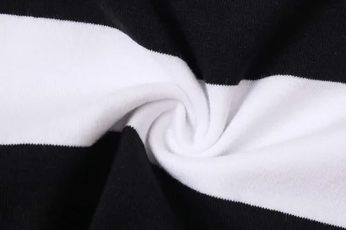 Miniatura 6 de OThread & Co. Camiseta de manga larga a rayas con cuello redondo para mujer