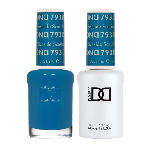 Miniatura 11 de Juego de esmalte de uñas de gel DND, Colección Azul, esmalte de gel UV/LED y laca de uñas de secado al aire, dúo de esmalte sin astillas a juego