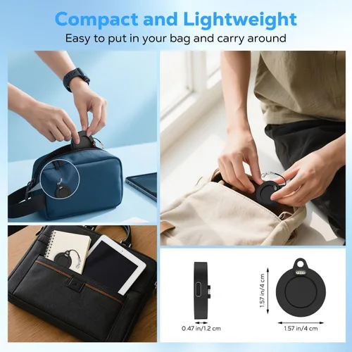 Miniatura 6 de Cargador de reloj USB C, compatible con vivoactive 6 5 4, Fenix 8 7 6 5, Forerunner 55 165 265 965 970 570, Instinct 3 2 1, Venu 4 3s, estación