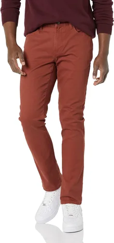 Miniatura 27 de Amazon Essentials - Pantalones ajustados para hombre, diseño de sarga elástica con 5 bolsillos