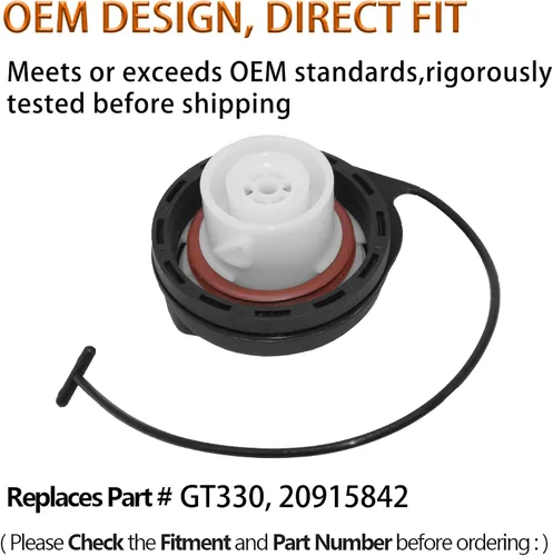 Miniatura 4 de FOKES Tapa de gasolina GT330, tapa del depósito de combustible para Chevy Silverado 1500 2500 3500 Avalanche Suburban Tahoe Traverse y GMC Acadia