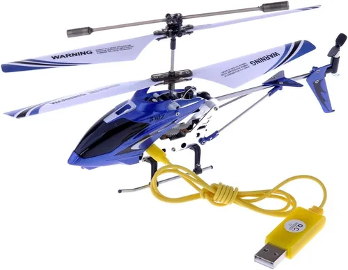 Miniatura 5 de Syma S107 / S107G R / C Helicóptero con giroscopio., Azul