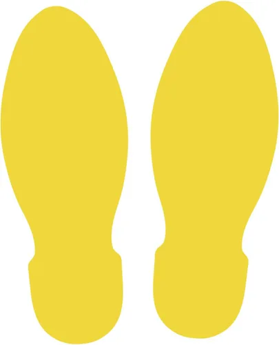 Miniatura 7 de LiteMark Calcomanías de huellas Unifoot de 9 pulgadas, color rojo brillante, seguras para suelos y paredes, 6 pares, diseño de pies rectos