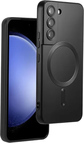 Miniatura 55 de Funda magnética para Samsung Galaxy S22 Ultra, silicona suave, delgada, antiarañazos, con protección de cámara, compatible con MagSafe, color negro
