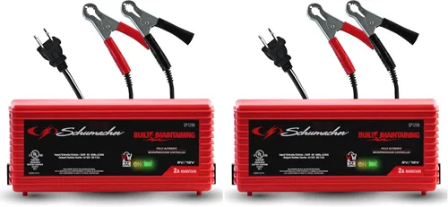 Miniatura 8 de Schumacher Electric 2A Cargador y Mantenedor de Batería de Auto, Solución 3-en-1, para Baterías de 6V/12V para Deportes Acuáticos, Automotrices