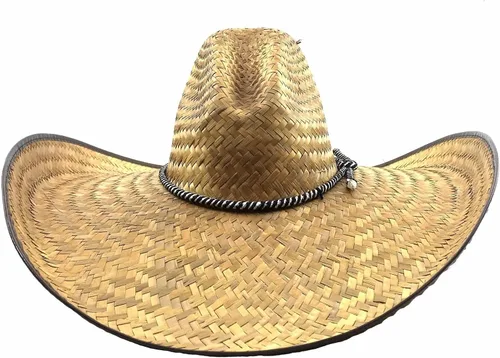 Miniatura 3 de Western Peak Milani Guacho - Sombrero de paja grande, 20.0in - 21.2in