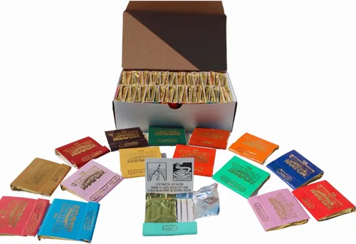 Caja de 50 cerillas de incienso: paquete variado, elimina los olores del baño mientras agrega fragancia, 30 golpes por caja de cerillas, 1,500