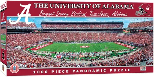 Miniatura 25 de MasterPieces Rompecabezas de 1000 piezas – NCAA Texas A&M Aggies vista panorámica del estadio de fútbol americano, divertido para adultos y familia