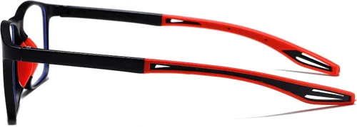 Miniatura 3 de Gafas de lectura para hombre, 2 pares, estilo deportivo, cómodas y flexibles, con bloqueo de luz azul, lectores para hombres Amarillo y rojo
