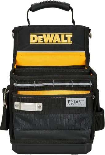 Miniatura 3 de Bolsa de herramientas DEWALT, bolsa de herramientas pequeña de fácil acceso con fondo rígido y correa de transporte (DWST17624)