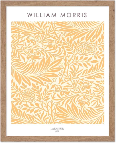 Miniatura 54 de Poster Master Póster vintage de William Morris, estampado de patrón retro de Santiago, arte de flores, arte de patrón textil, regalo para hombres