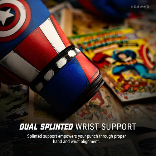 Miniatura 5 de Hayabusa Marvel - Guantes de boxeo clásicos para hombres, mujeres y niños – Con licencia oficial 16 oz 12 oz 8 oz 6 oz Entrenamiento, sparring