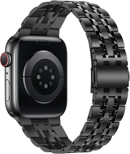 Miniatura 3 de Tasikar Correa compatible con Apple Watch Band de 1.654 pulgadas (Serie 11/10) 1.614 pulgadas, 1.575 pulgadas, 1.496 pulgadas, correa de metal