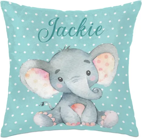 Miniatura 10 de Funda de almohada personalizada con nombre de bebé para bebé, niño y niña, almohada personalizada con nombre, almohada personalizada para sofá
