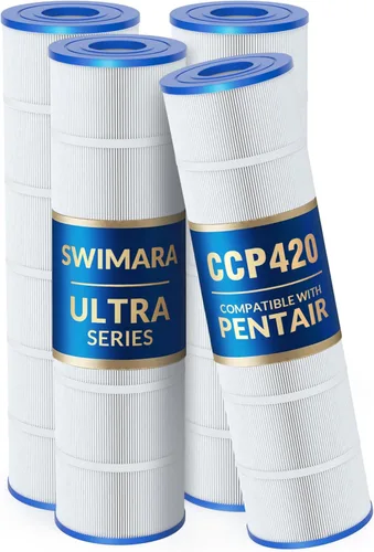 Miniatura 10 de Cartuchos de Filtro para Piscina CCP240 Mejorados de 5 oz, Compatibles con Pentair Clean & Clear Plus 240 (#160310), Reemplaza OEM 178569, R173572