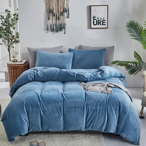 Miniatura 399 de CLOTHKNOW - Juego de edredón verde militar tamaño completo de 3 piezas, juego de ropa de cama verde oscuro, edredón suave con 2 fundas de almohada
