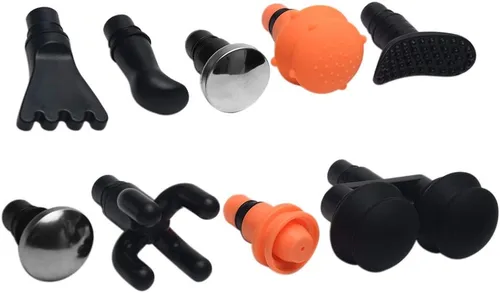 Miniatura 7 de 9 cabezales de pistola de masaje reemplazables, accesorios musculares de tejido profundo y accesorios para pistola de masaje, juego de adaptadores