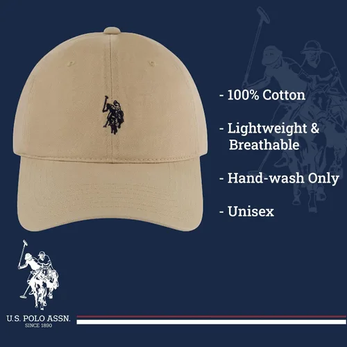 Miniatura 6 de U.S. Polo Assn. Small Polo Pony Logo Baseball Hat, 100% Cotton, Adjustable Cap