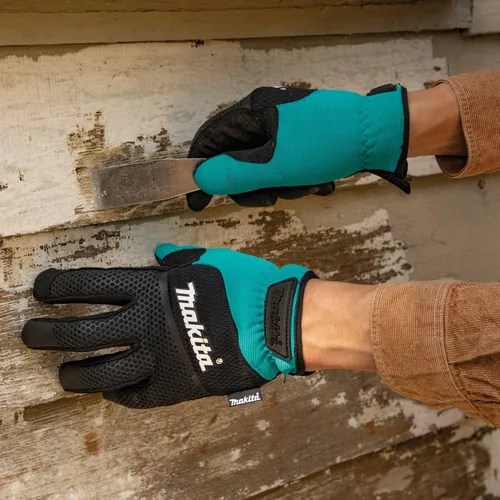 Miniatura 4 de Makita T-04151 Guantes de trabajo de protección flexible con puño abierto (mediano)