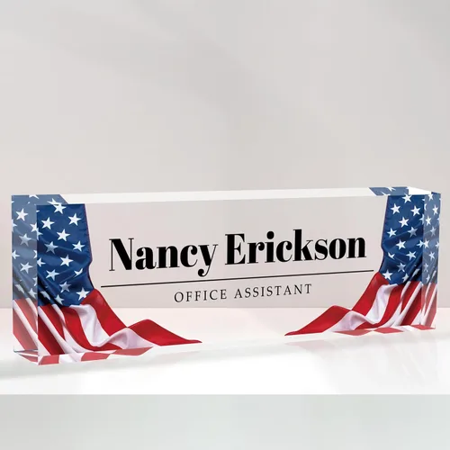 Miniatura 47 de Placa de nombre de escritorio personalizada, placas de identificación acrílicas personalizadas para escritorio, accesorio de oficina para mujeres
