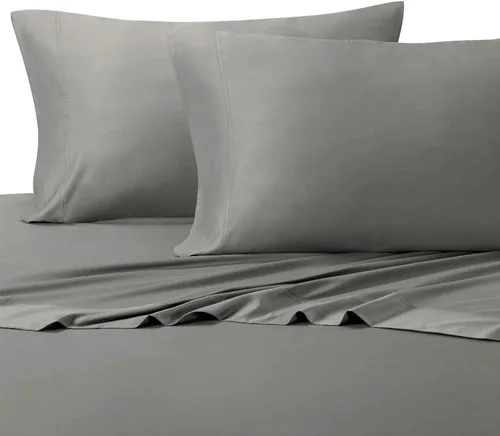 Miniatura 3 de Sateen Solid Sheets - Juego de sábanas de 600 hilos y 3 piezas, 100% algodón, bolsillo profundo, tamaño individual extra largo, color azul